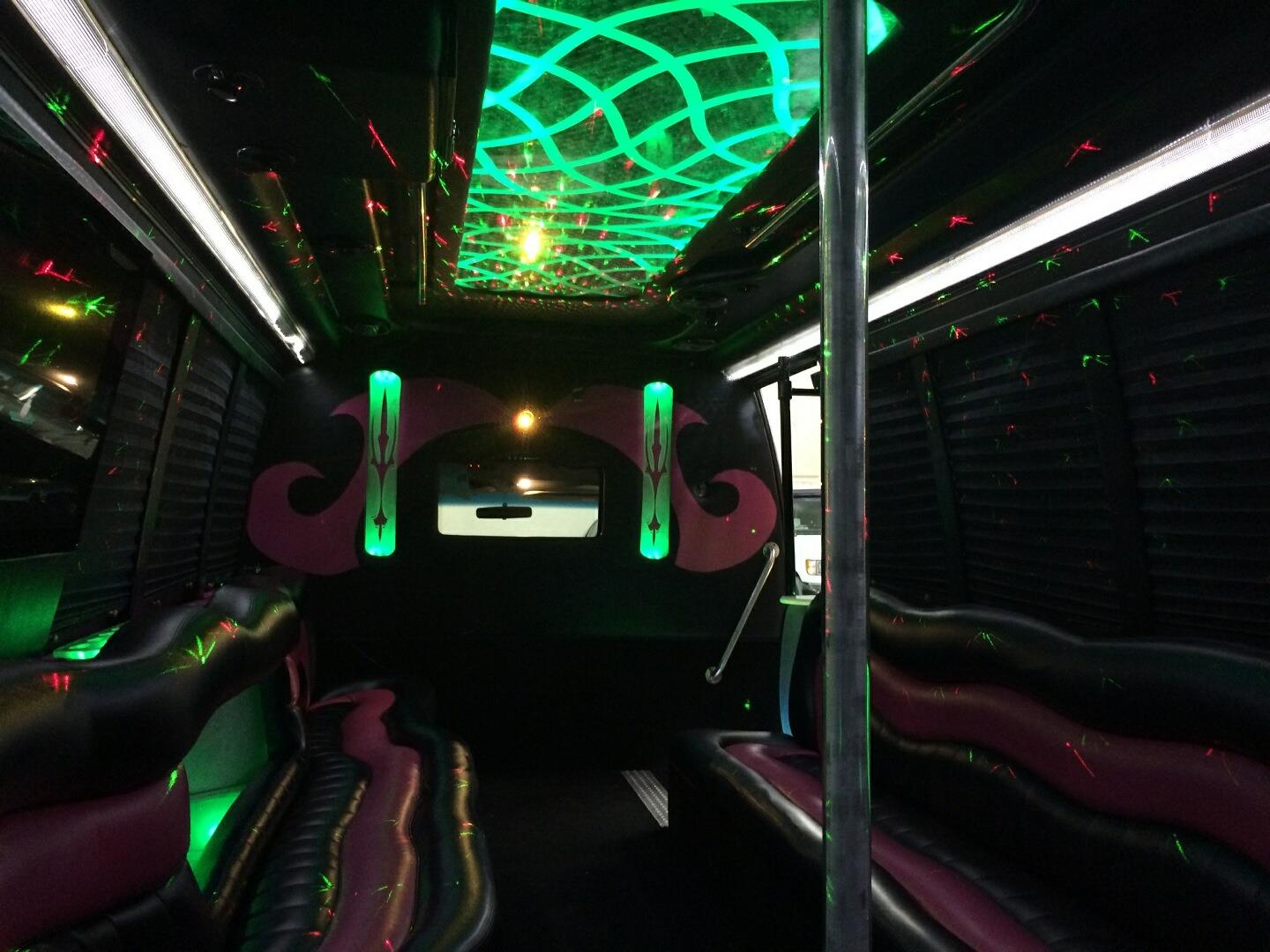 Party Bus 24 Pax nterior design