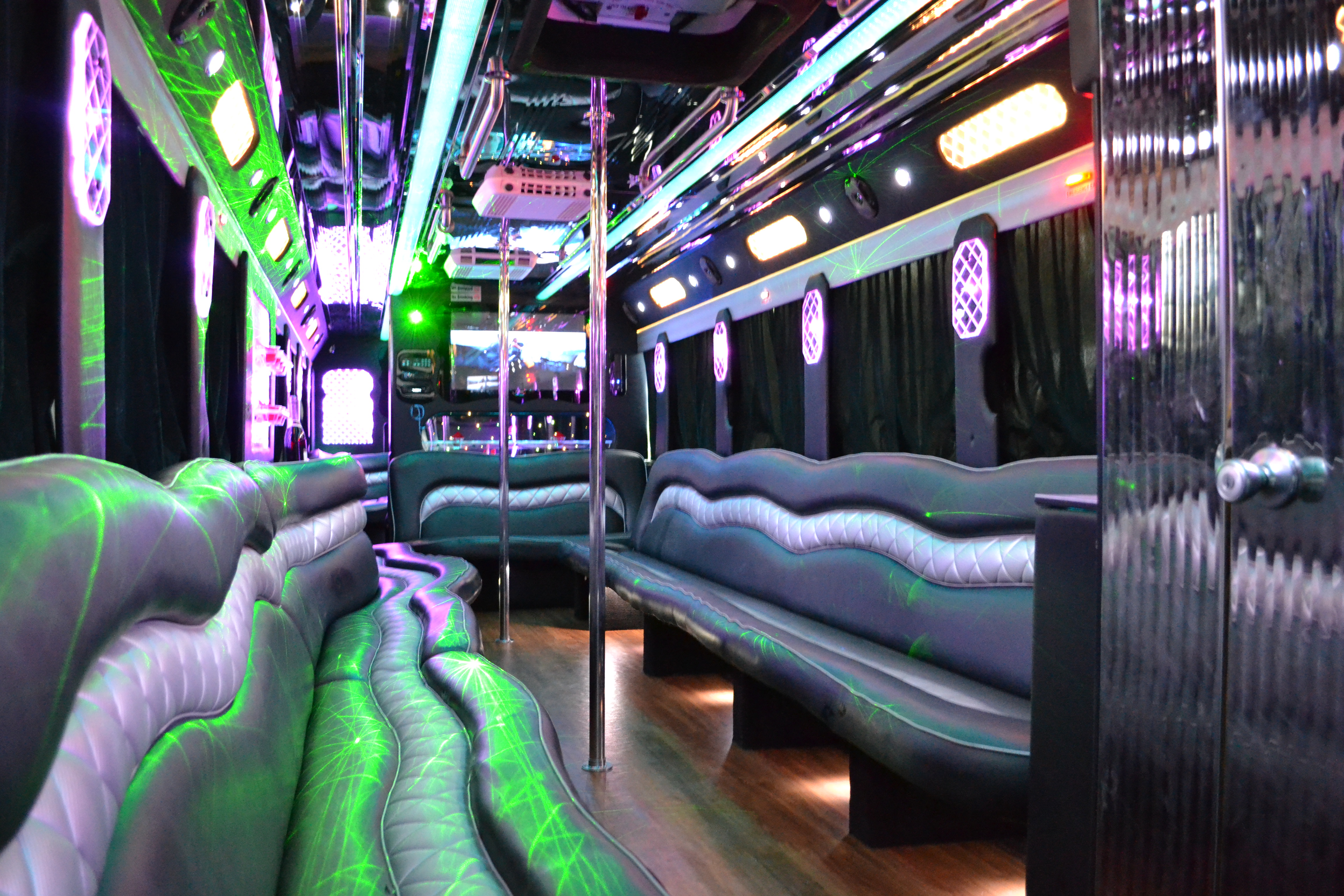 Interior design of Party Bus 50 Pax