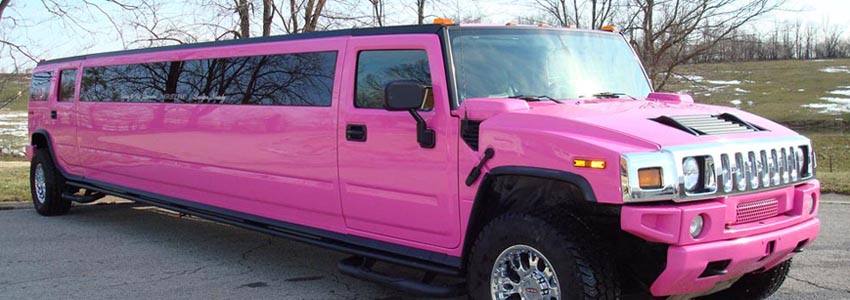 Pink Hummer SUV Limo