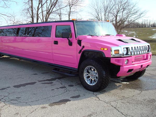 SUV Pink Hummer Limo